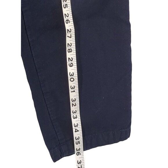 Talbots Pull On Pants Womens 6 Blue Drawstring Waist Pockets Casual‎ - Picture 9 of 10